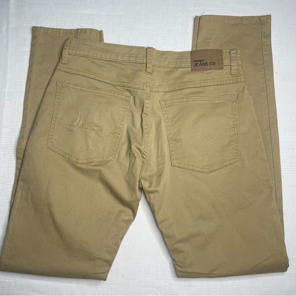 Wrangler Flex Straight Fit Khacki Pants (30x30) - Picture 8 of 12